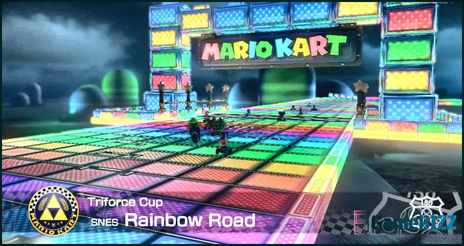 Auf dem Level: Eine Spritztour auf der Regenbogenstraße von Super Mario Kart