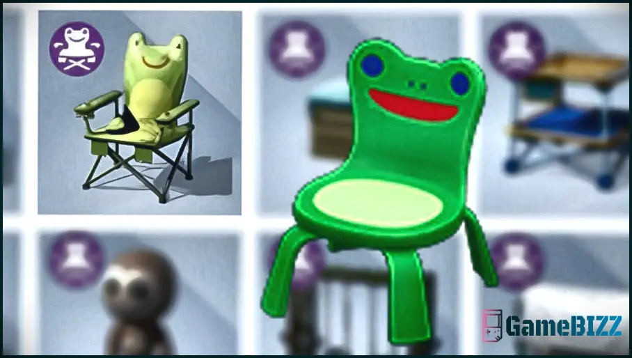 Die Sims und Animal Crossing Froggy Chair Fehde geht weit zurück