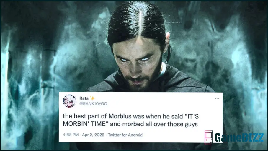 Jemand hat die Gesamtheit von Morbius auf Twitter getippt