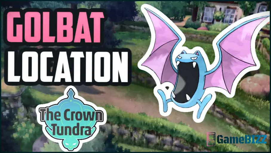 Wie man Golbat in Pokemon Schwert und Schild Crown Tundra DLC weiterentwickelt