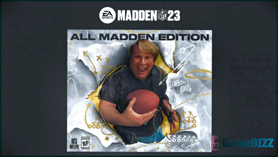 Der verstorbene John Madden ist auf dem Cover von NFL 23