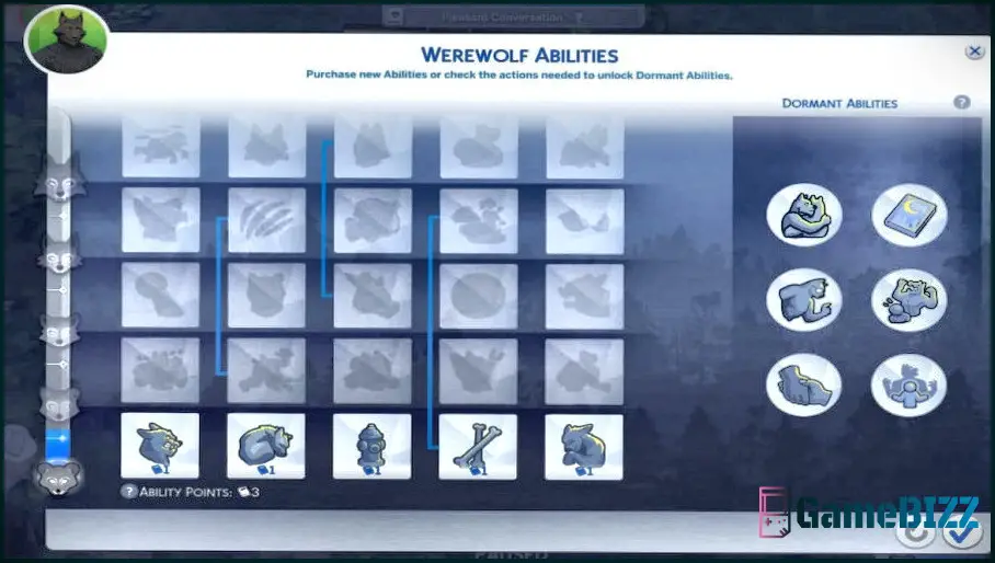 Die Sims 4: Werwolf-Fähigkeiten verstehen