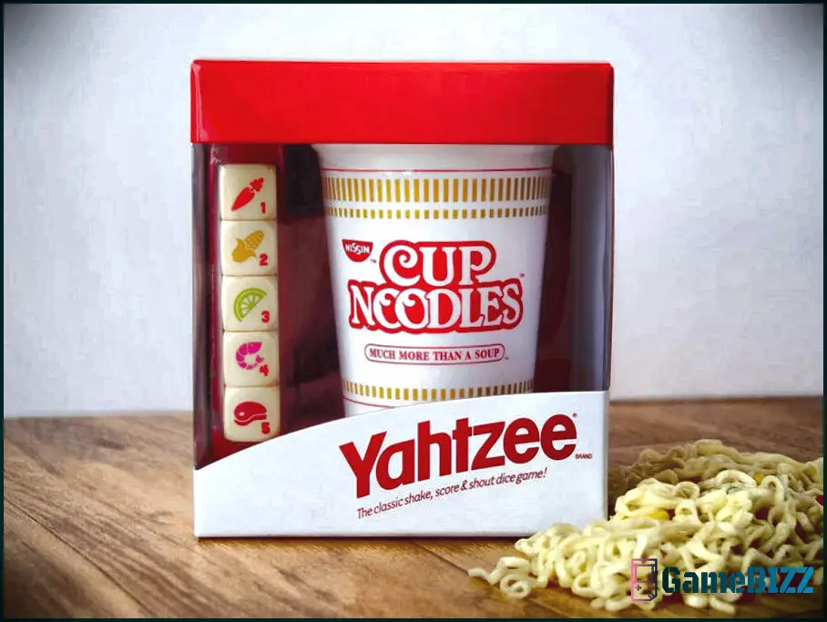 Yahtzee serviert eine Tasse Nudeln Edition