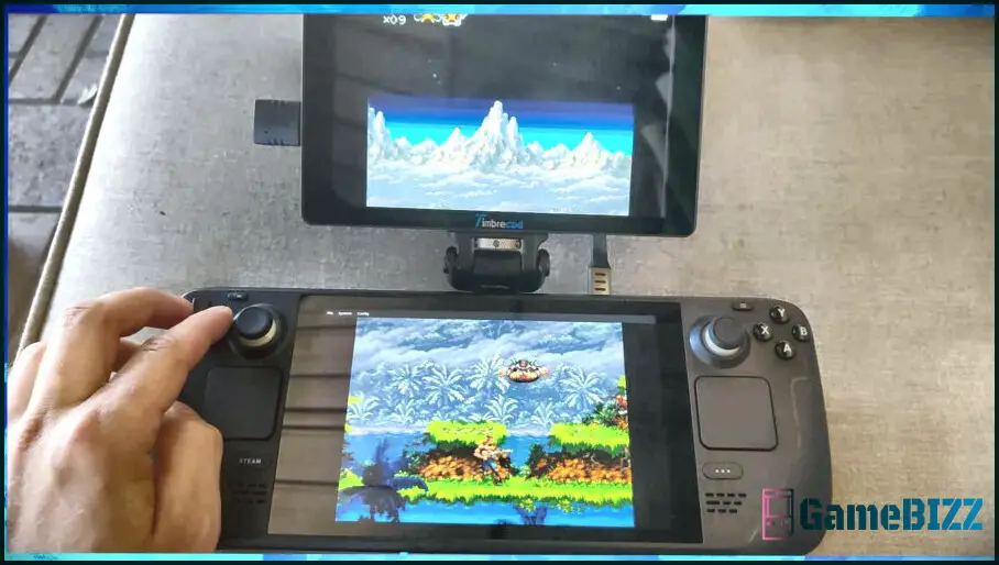 Jemand hat das Steam-Deck in einen zweiten Bildschirm für den 3DS verwandelt