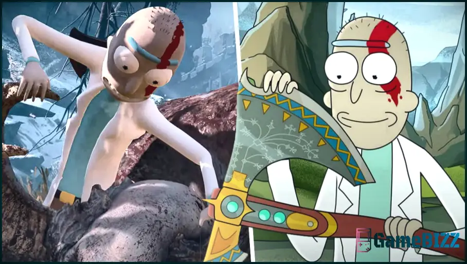 Diese God of War-Mod ersetzt Kratos und Atreus durch Rick und Morty aus der Ragnarok-Werbung