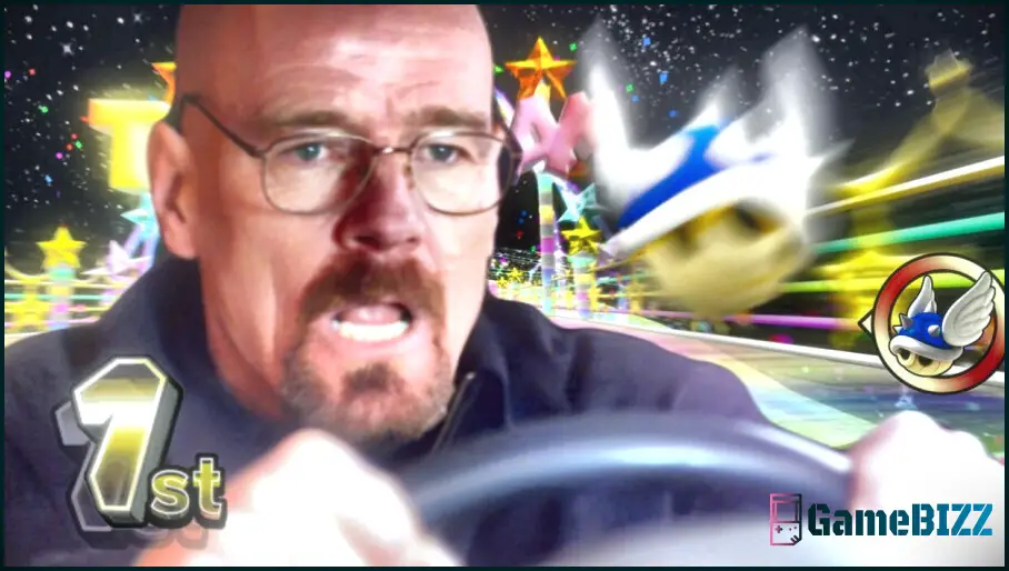 Jemand hat Breaking Bad's Walter White und Jesse Pinkman in Mario Kart Wii