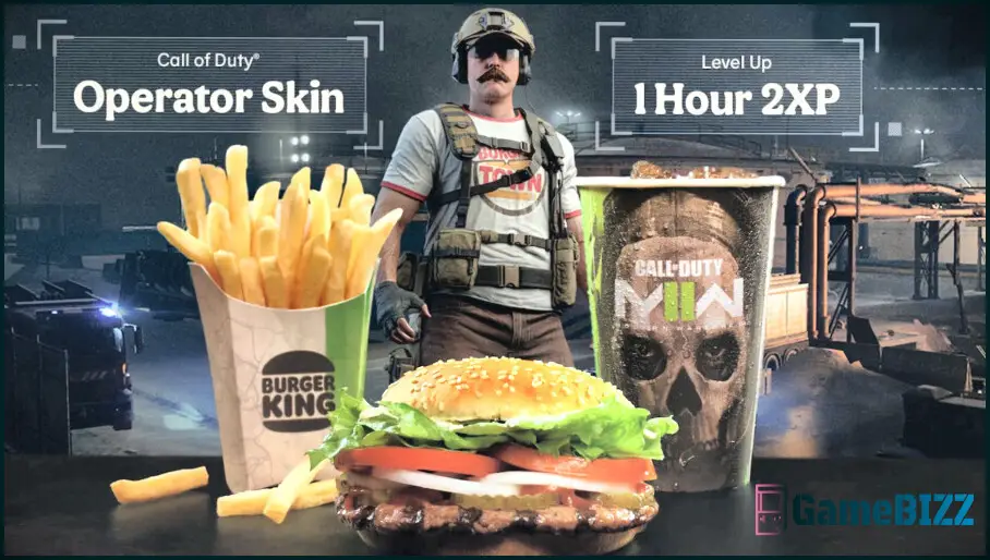 Modern Warfare 2 Burger King Skin Verkauft für $40 auf Ebay