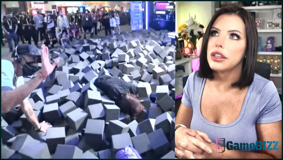 Streamerin Adriana Chechik bricht sich nach TwitchCon-Unfall mit Schaumstoffgrube den Rücken an zwei Stellen