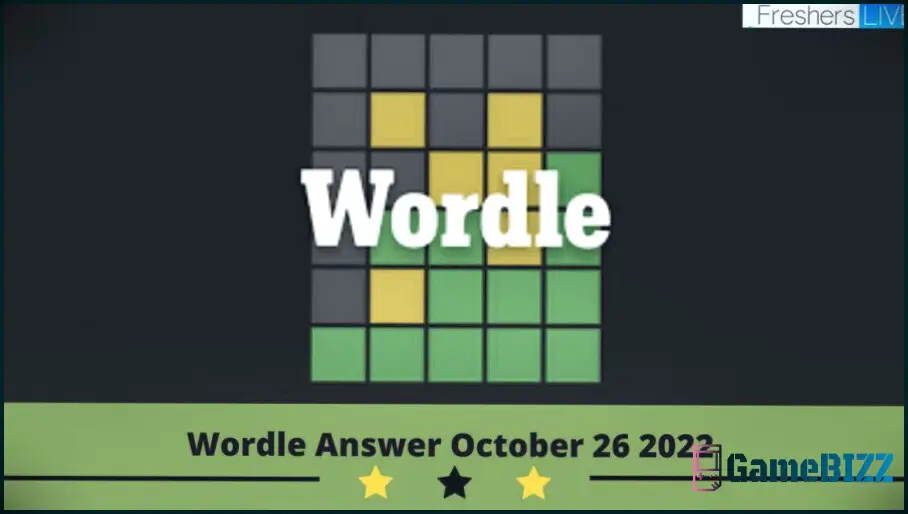 Wordle Antwort und Hinweise - 29. Oktober 2022, Lösung #497