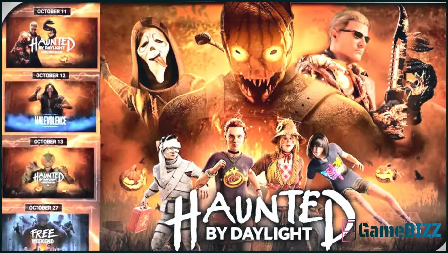 Dead By Daylight: Haunted By Daylight Event Cosmetics, Rangliste