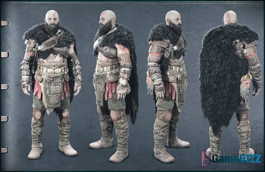 God Of War Ragnarok Art Director zeigt den bartlosen alten Mann Kratos