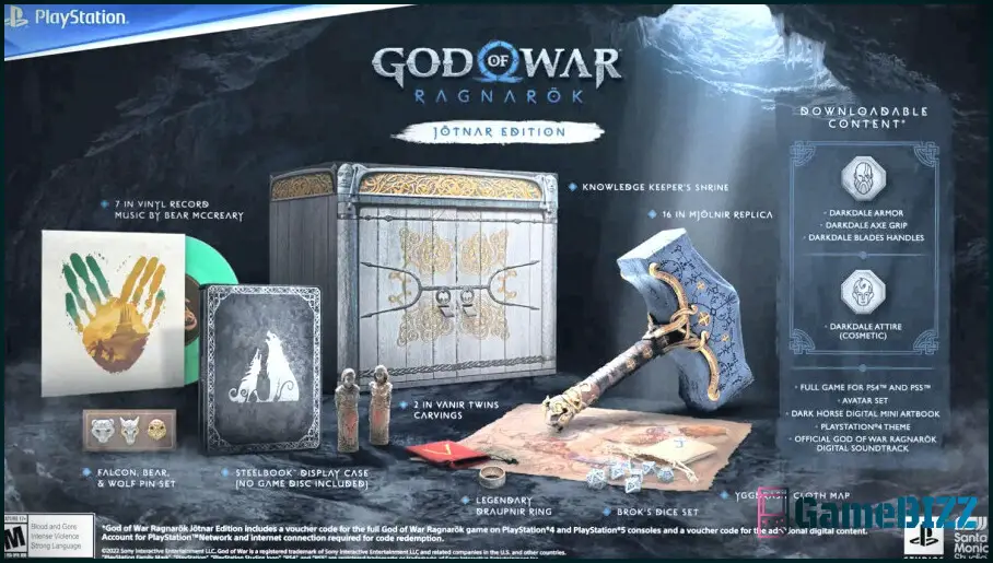 God Of War Ragnarok Collector's Editions werden ohne das Spiel ausgeliefert