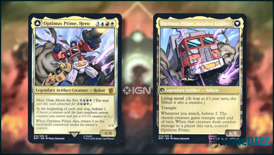 Magic: The Gathering neckt Transformers Crossover Secret Lair
