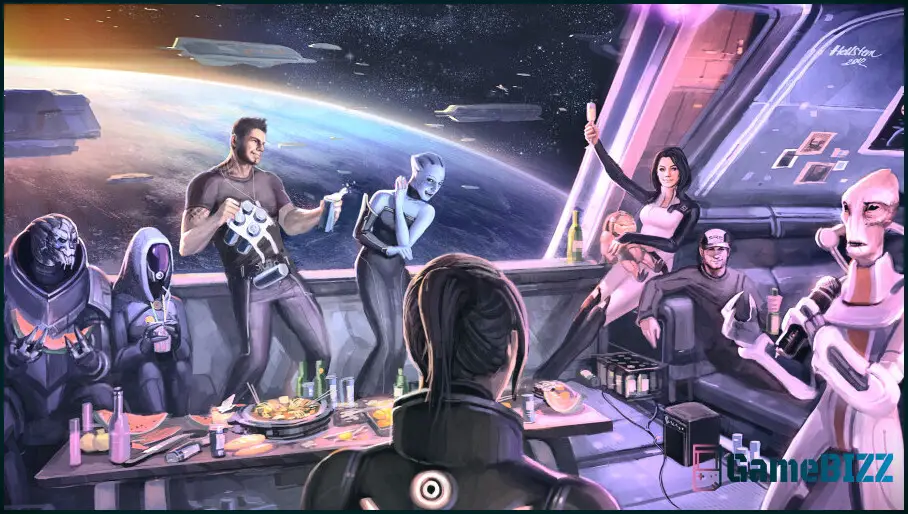 Mass Effect und die Freude, einfach mit coolen Leuten auf einem Raumschiff abzuhängen