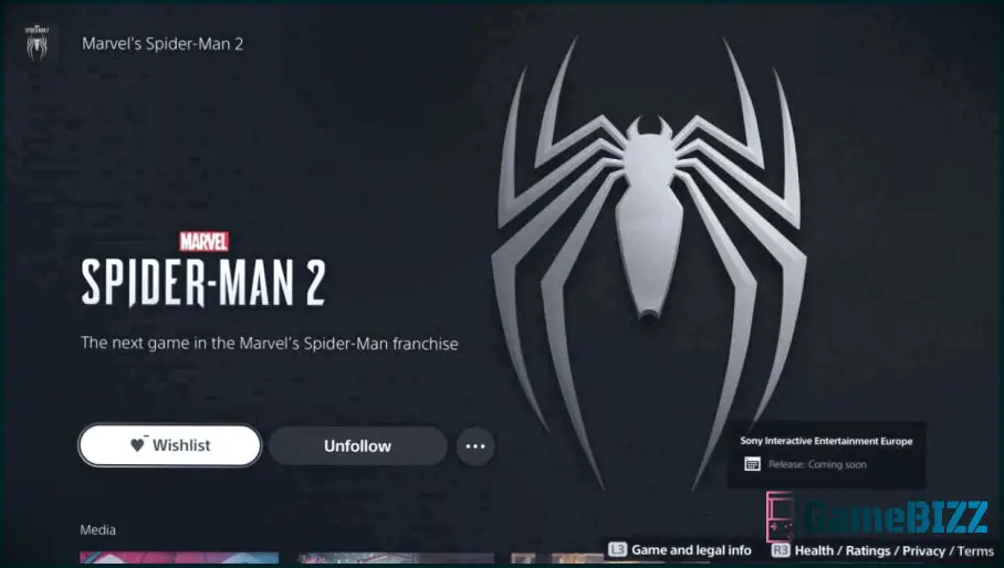 Marvel's Spider-Man 2 PS Store Seite aktualisiert, mögliche Neuigkeiten kommen bald