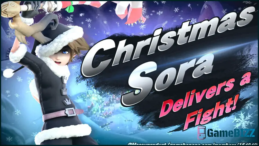 Super Smash Bros. Mod gibt Sora sein Weihnachtsstadt-Outfit