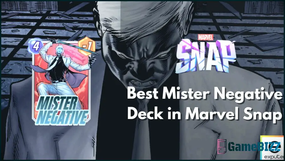 Marvel Snap: 10 beste Karten für ein Mr. Negative Deck