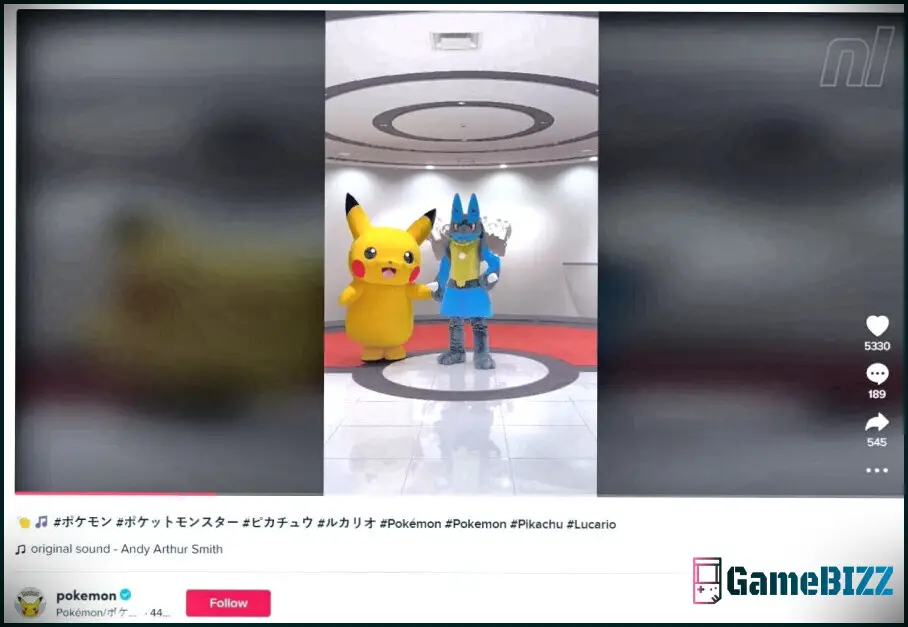 Offizieller Pokemon TikTok verwendet versehentlich einen Song voller Flüche