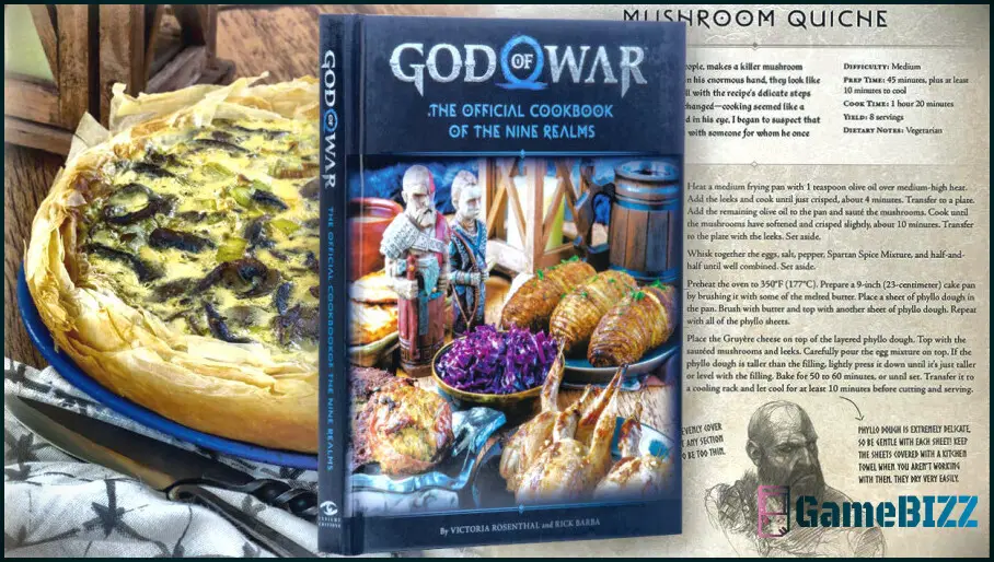 TheGamer Personal kocht Rezepte aus dem God Of War Kochbuch