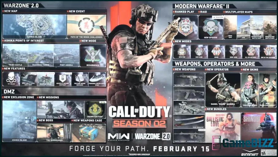 Call of Duty kündigt Warzone-Rangliste in neuer Roadmap an