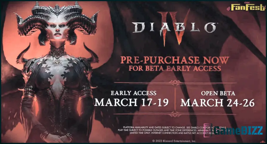 Diablo 4 Open Beta beginnt am 24. März