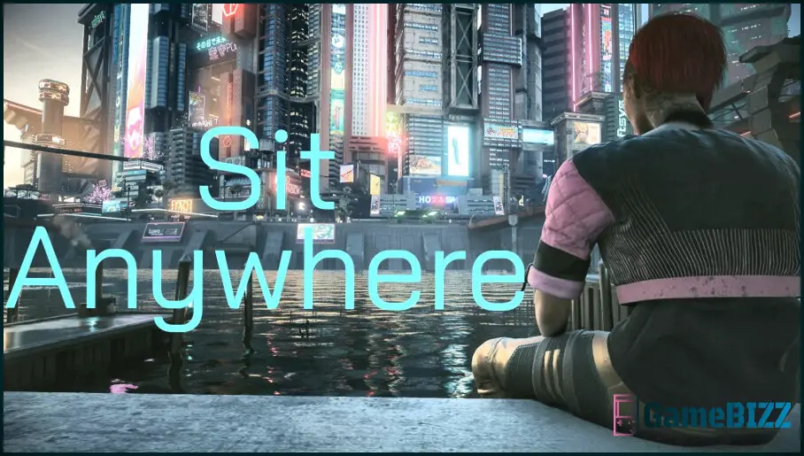 Eine der beliebtesten Mods von Cyberpunk 2077 lässt dich überall sitzen