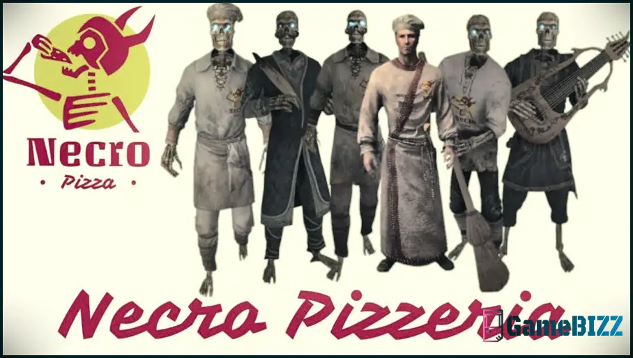 Skyrim Mod lässt die Spieler eine Skelett-Pizzeria besuchen