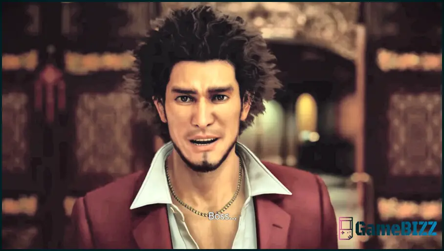 Yakuza 8 Hinter den Kulissen Screenshot zeigt Ichiban mit seinem alten Haarschnitt