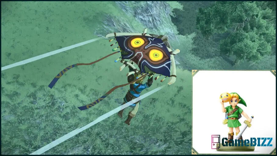 Zelda Amiibo wird Link's Parasail in Tears Of The Kingdom verändern
