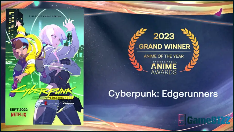Cyberpunk: Edgerunners gewinnt den Anime des Jahres bei den Crunchyroll Anime Awards