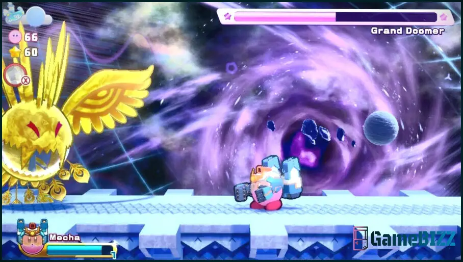 Kirby's Return To Dream Land Deluxe: Nutty Noon - Stage Six Grand Doomer Boss Guide