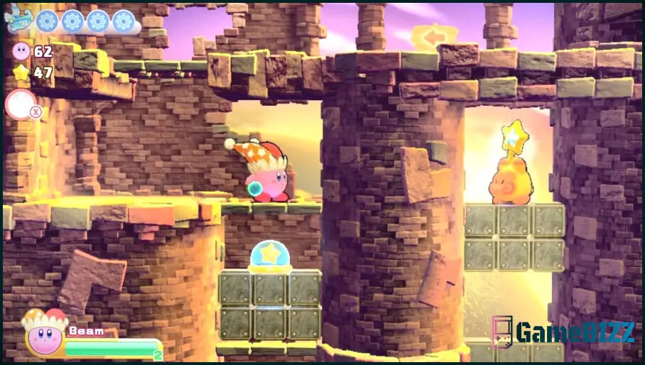 Kirby's Return To Dream Land Deluxe: Nutty Noon - Stage Three Walkthrough
