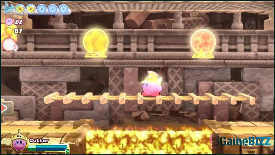 Kirby's Return To Dream Land Deluxe: Raisin Ruins - Stage Four Walkthrough