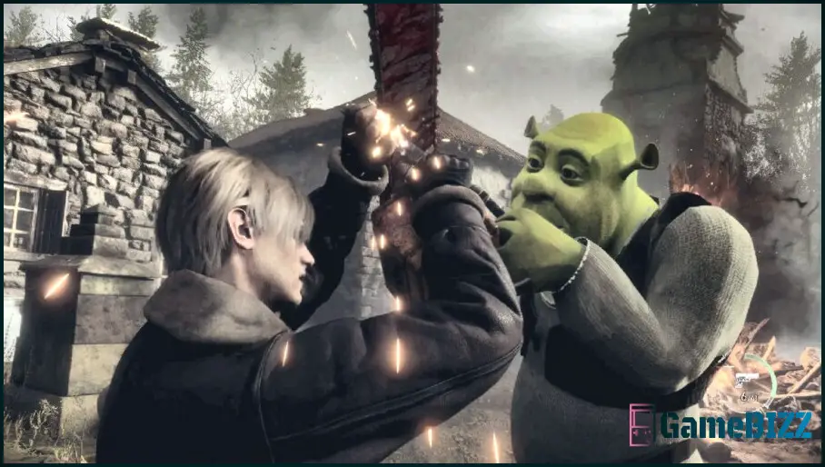 Shrek wurde bereits zu Resident Evil 4 hinzugefügt