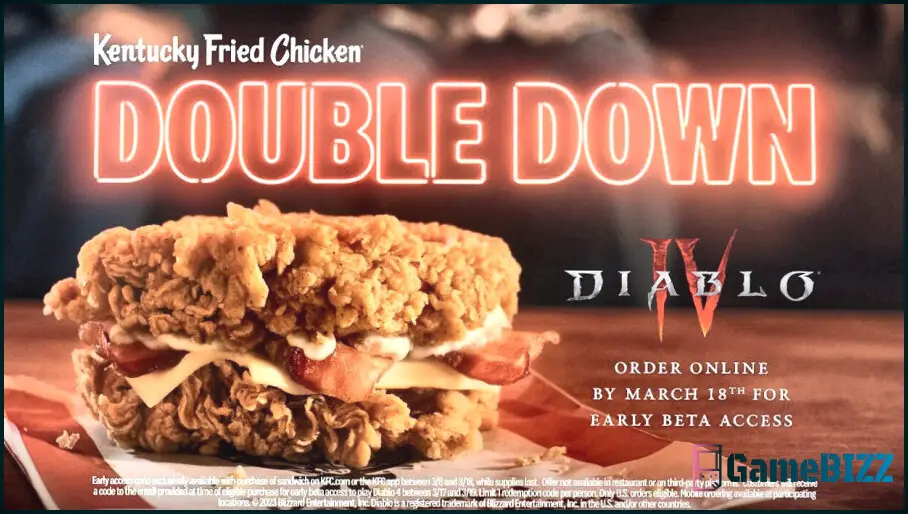 Sie können Diablo 4 Beta-Zugang für den Kauf eines tödlichen Sandwich von KFC erhalten