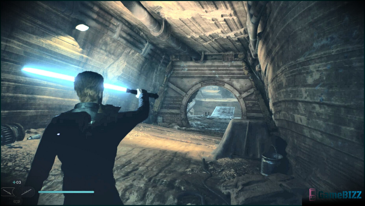 Star Wars Jedi Survivor, Find Gyro Module, Entering the smuggling tunnels