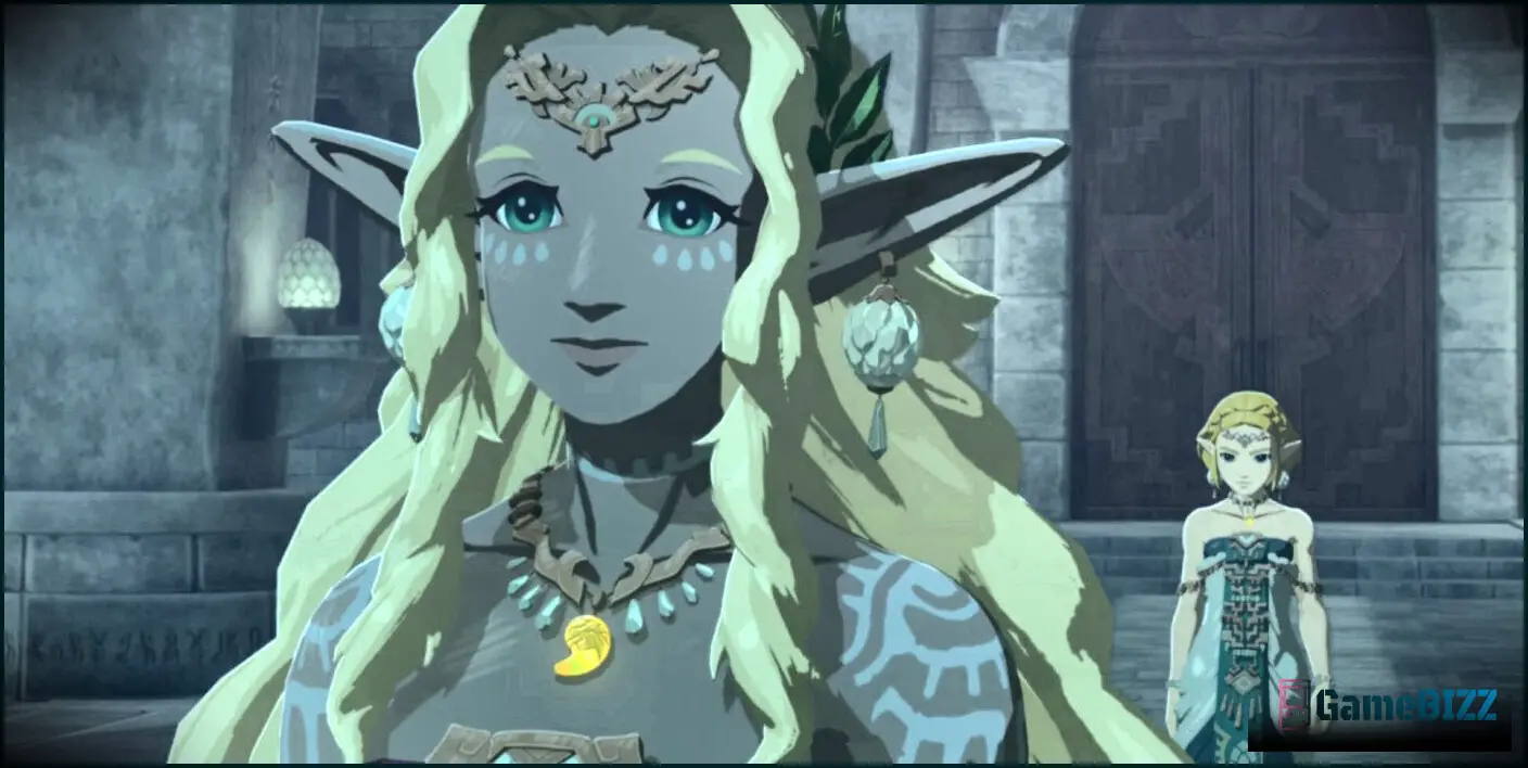 Legende von Zelda, Tränen des Königreichs, Sonia in einer Drachen -Tränenerinnerung