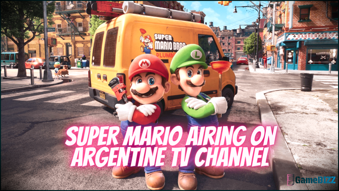 Argentinien hat den Mario-Film im Fernsehen, während er noch in den Kinos läuft