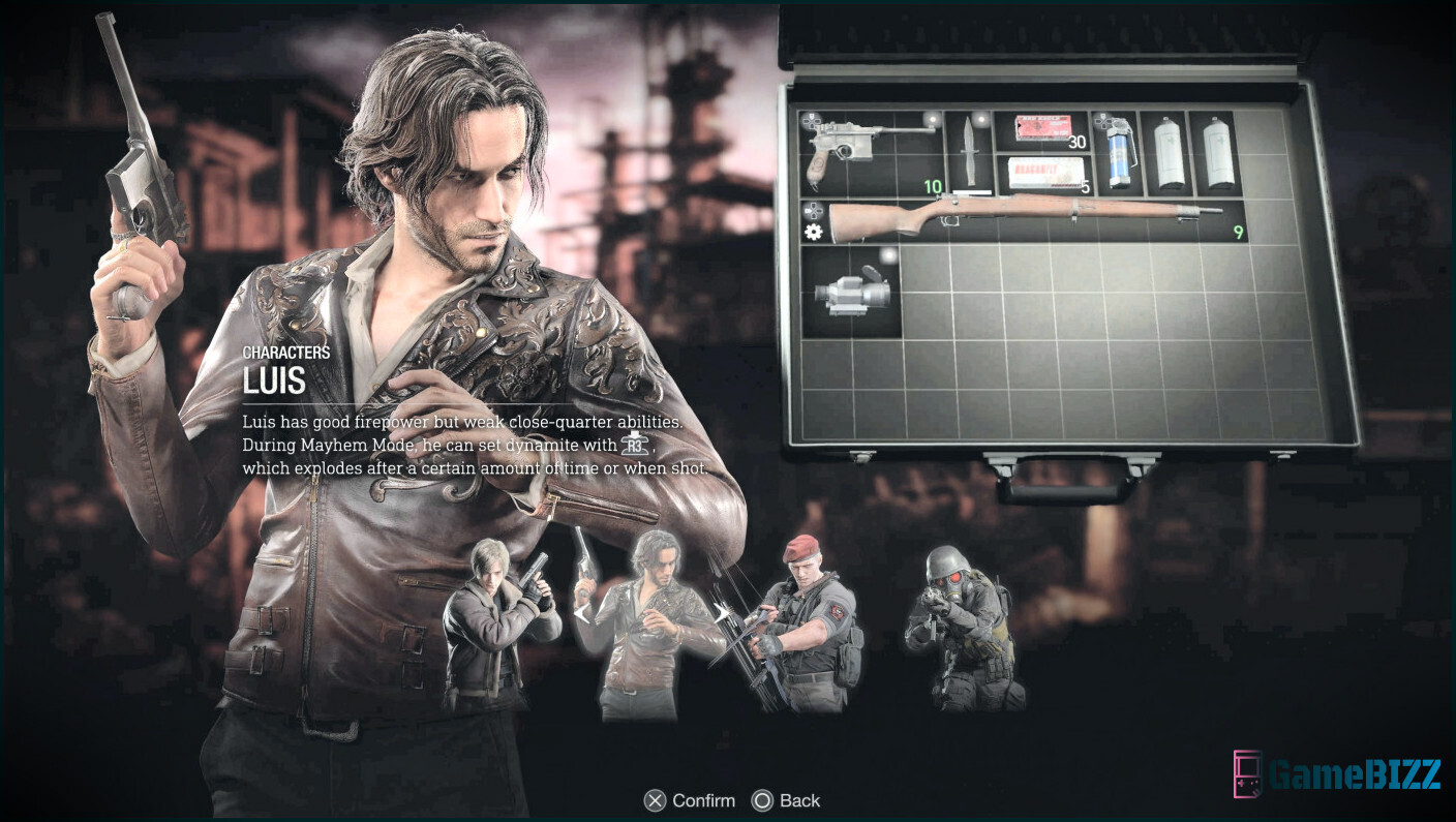 Der Söldnermodus des Resident Evil 4 Remakes lässt dich als Luis, Hunk und Krauser spielen