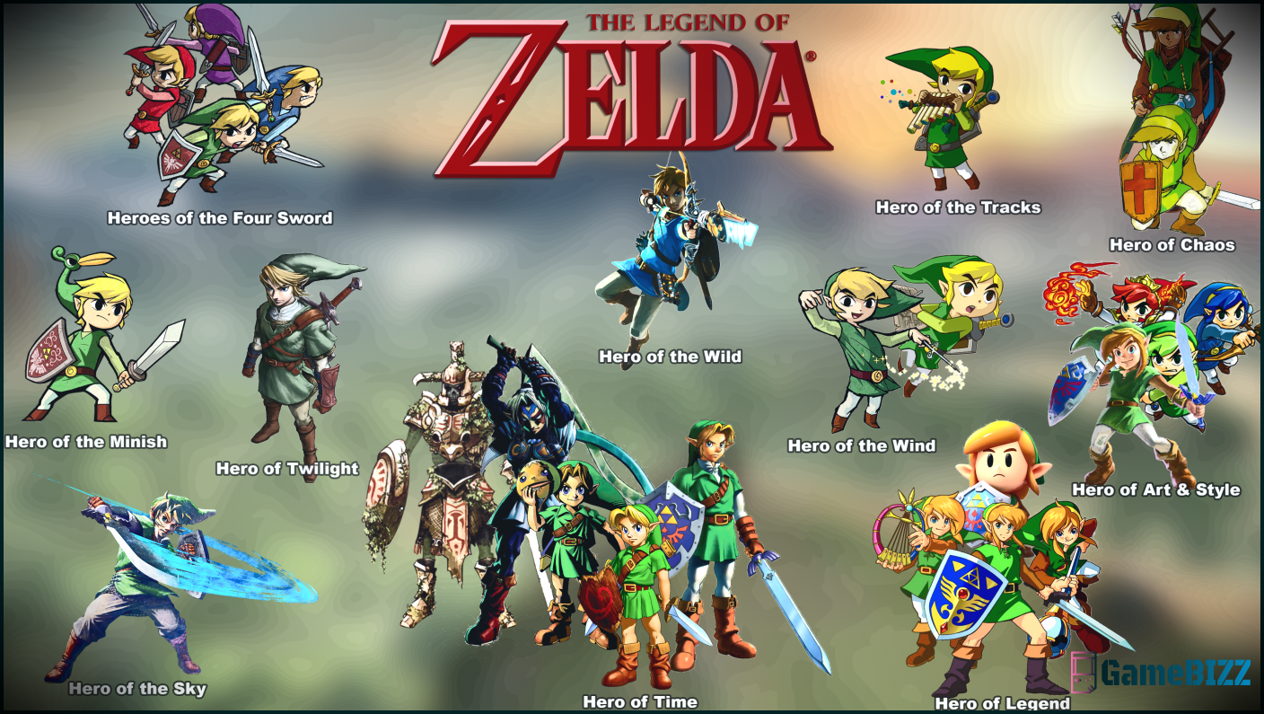 Legend of Zelda: Jede Version von Link nach Stärke geordnet