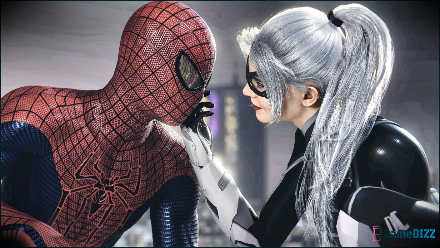 Miles und Black Cat haben neue Kostüme in Spider-Man 2