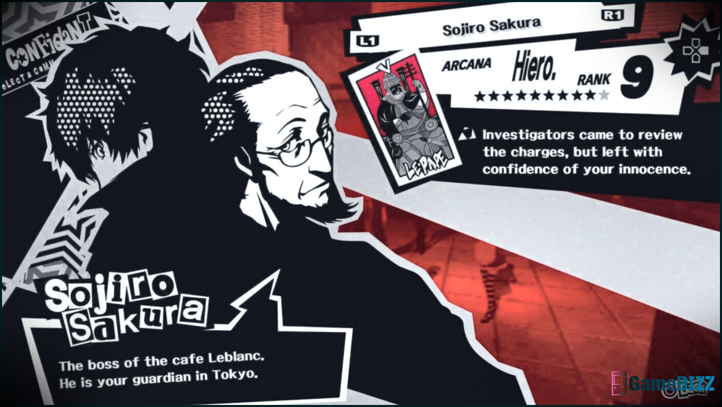 Persona 5 Königlicher Vertrauter Leitfaden: Hierophant - Sojiro Sakura