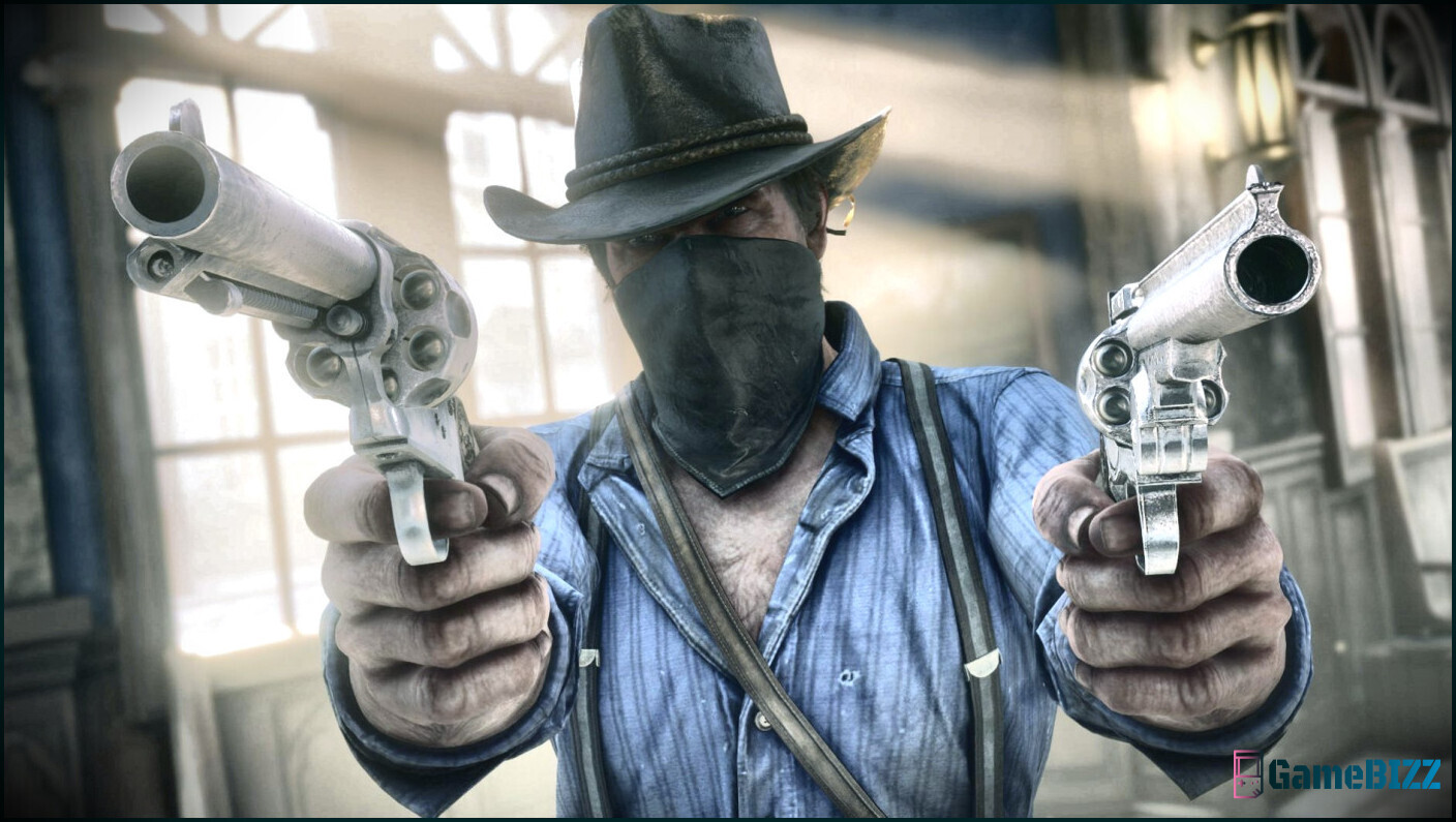 Red Dead Redemption 2 Spieler wird von kopflosem NPC geohrfeigt