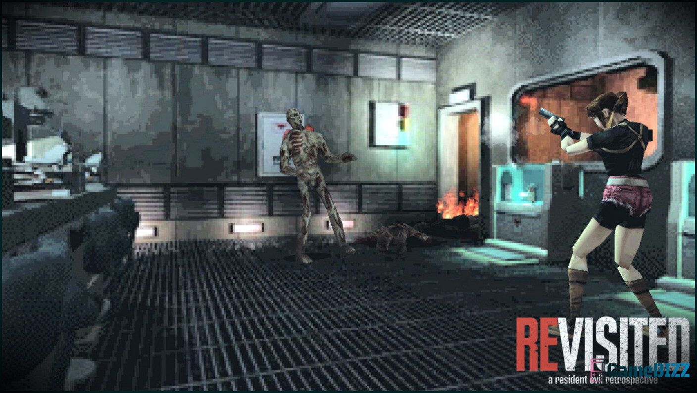Resident Evil 4 im Breitbild zeigt, dass Leons ganzer Körper für Codec-Anrufe verwendet wird