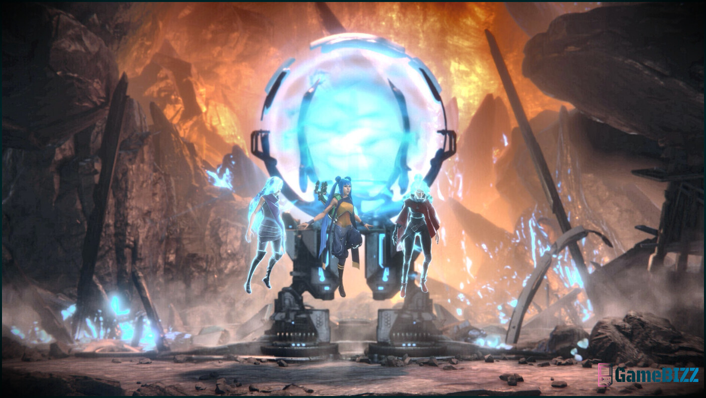 Trinity Fusion ist ein Roguelite-Metroidvania, das im Multiversum spielt