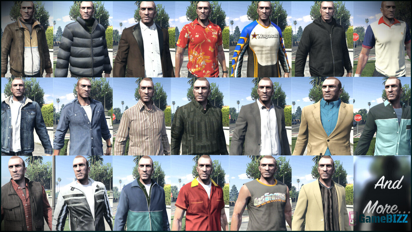 GTA Online fügt die Outfits von Niko und Claude aus alten Spielen hinzu