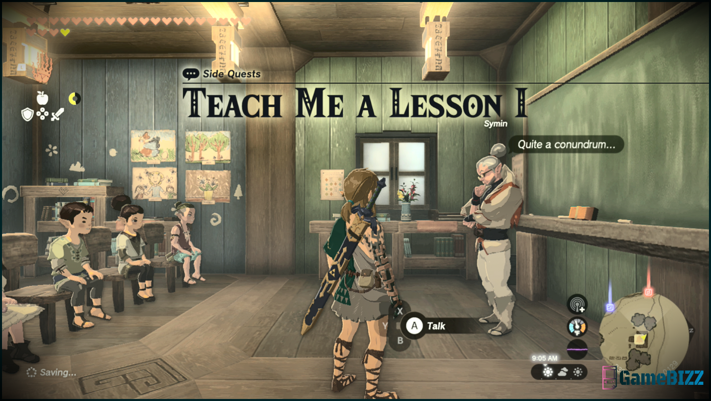 The Legend of Zelda: Tears of the Kingdom - Wie kann ich eine Lektion erteilen?