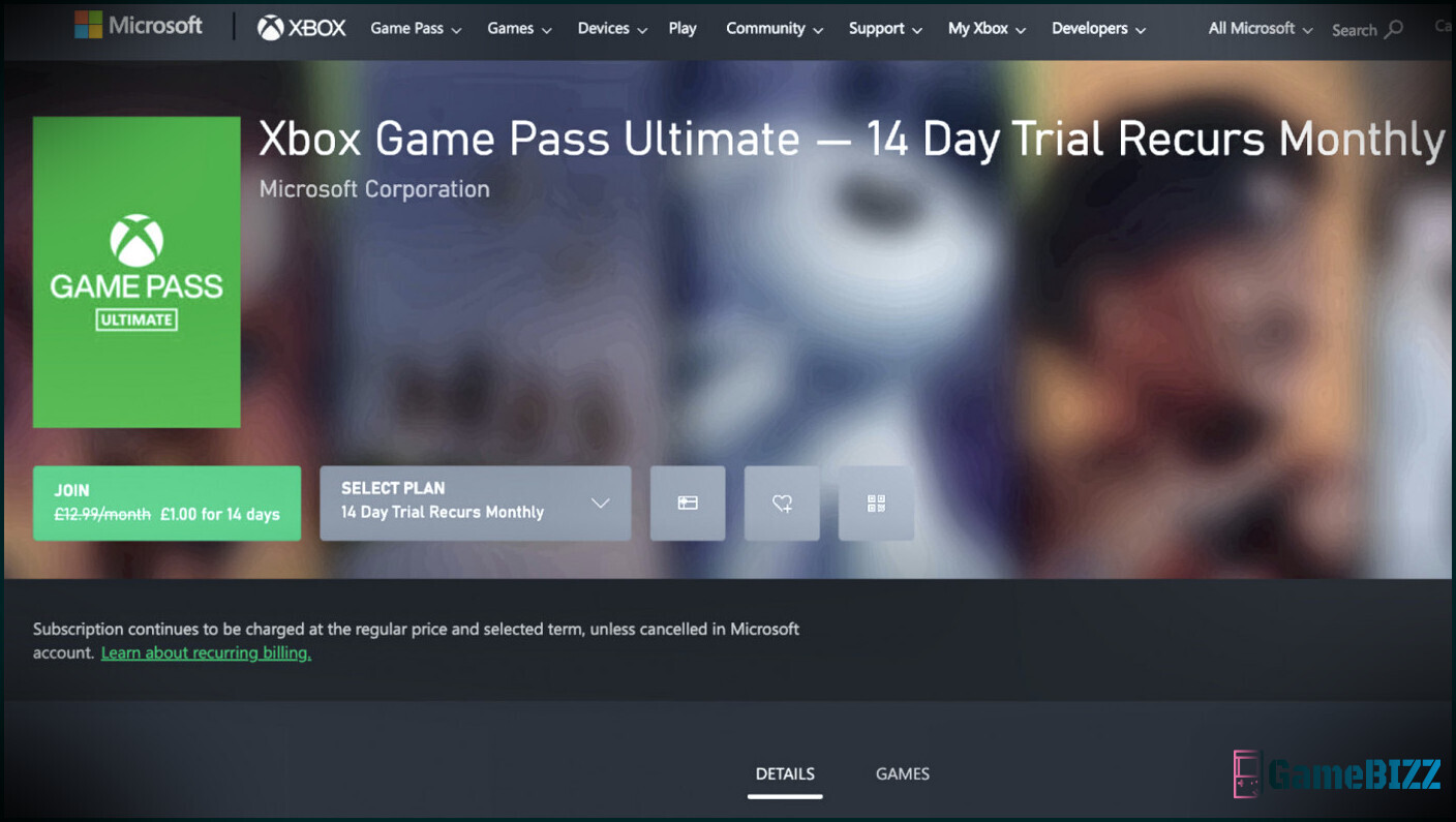 Xbox Game Pass lässt 14-tägige Testversion kurz vor dem Start von Starfield fallen
