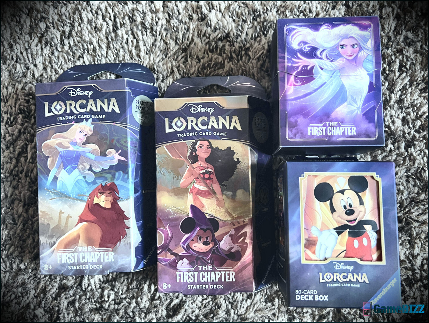 Also, meine Disney Lorcana Prinzessin Decks gesaugt