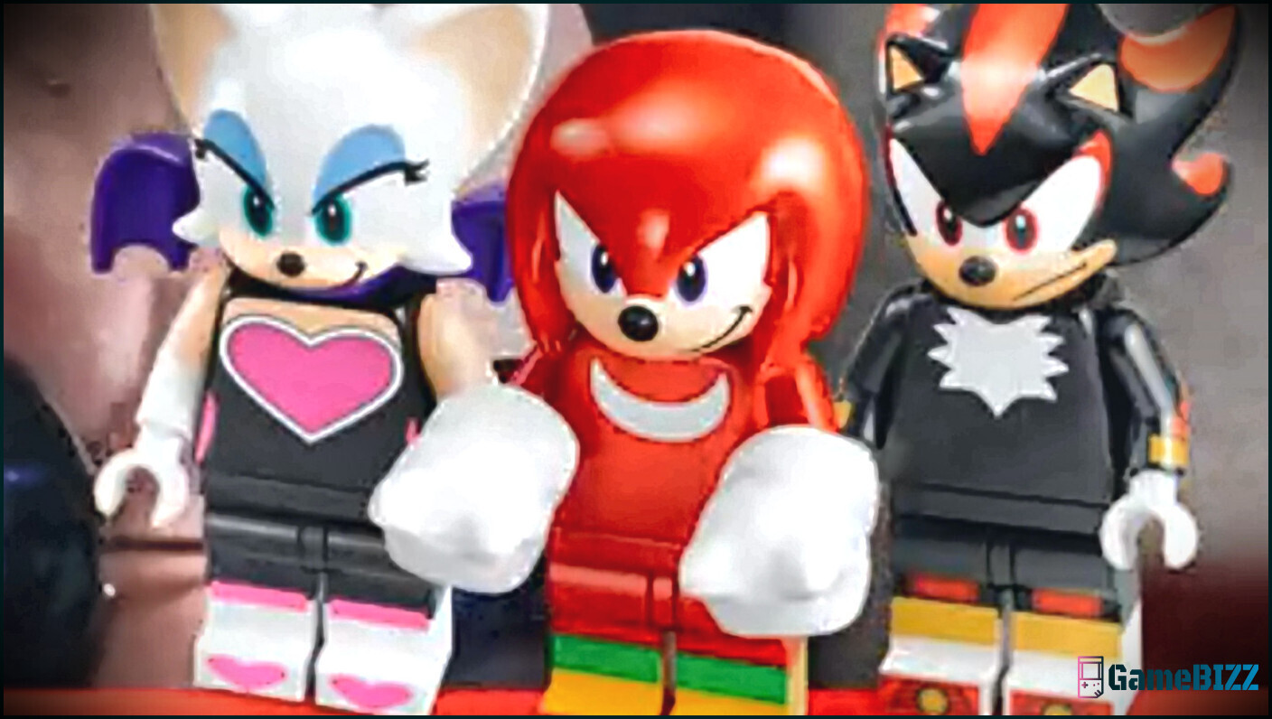 Bilder von Knuckles, Shadow und Rouge, Lego Sonic Minifiguren, sind geleakt